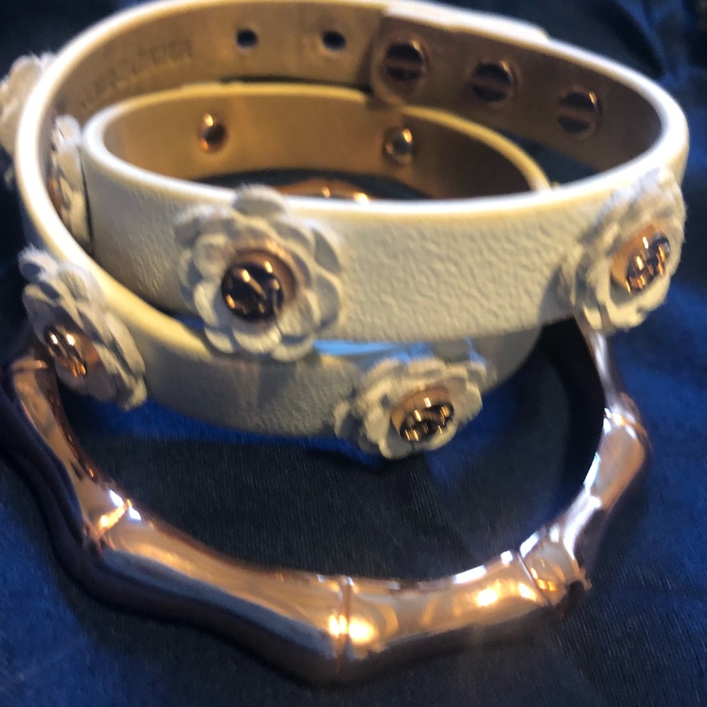 Rustic Cuff Rose Gold Set - Picture 4 of 4